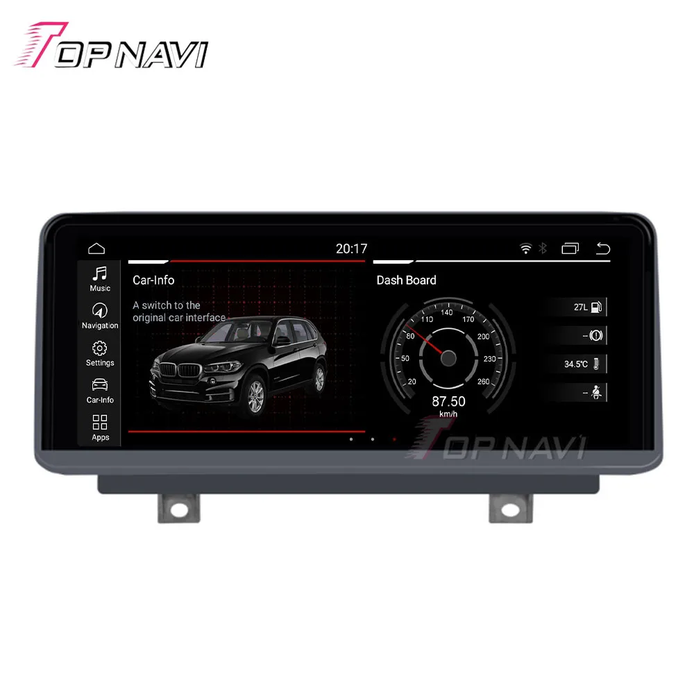 Topnavi Система Android автомобильное радио стерео с автомобильным GPS медиаплеером для BMW F10 F11 (2010 2011 2012) навигация