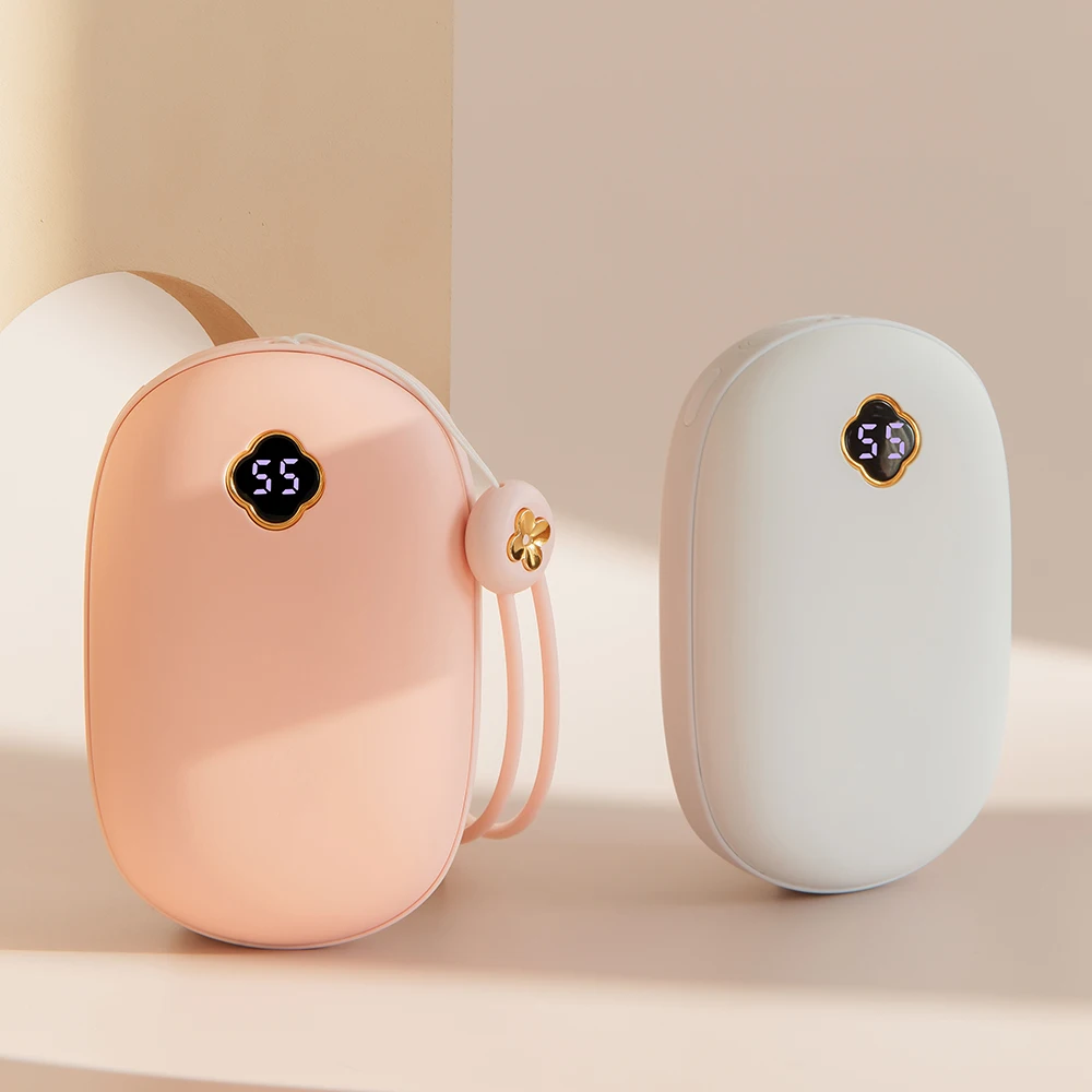 New Arrivals Korea winter USB Rechargeable cute mini pocket Hand Warmer portable 10000mAh electric power bank hand warmer