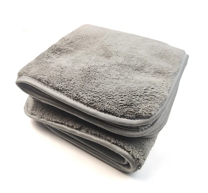 40x40cm 1000gsm Microfiber Ultra Plush Detailing Towel, Coral Fleece Drying Towel