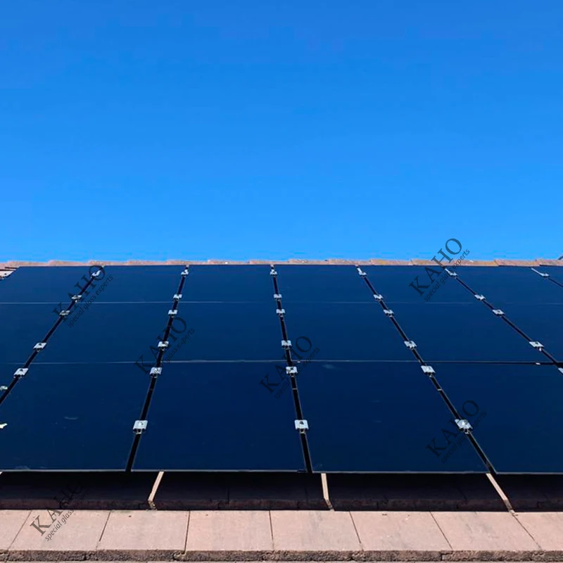 Frameless 100w solar panel photovoltaic glass solar pv modules transparent  CDTE thin film glass