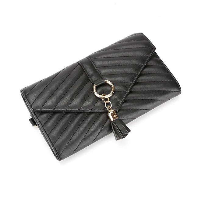 7821-Best selling products Guangzhou wholesale designer fashion small black women leather bag with quilting