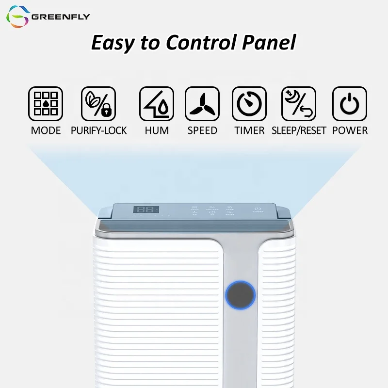 Home using smart 24L dry clothes R290 refrigerant portable dehumidifier low noise 5L water tank air dehumidifier