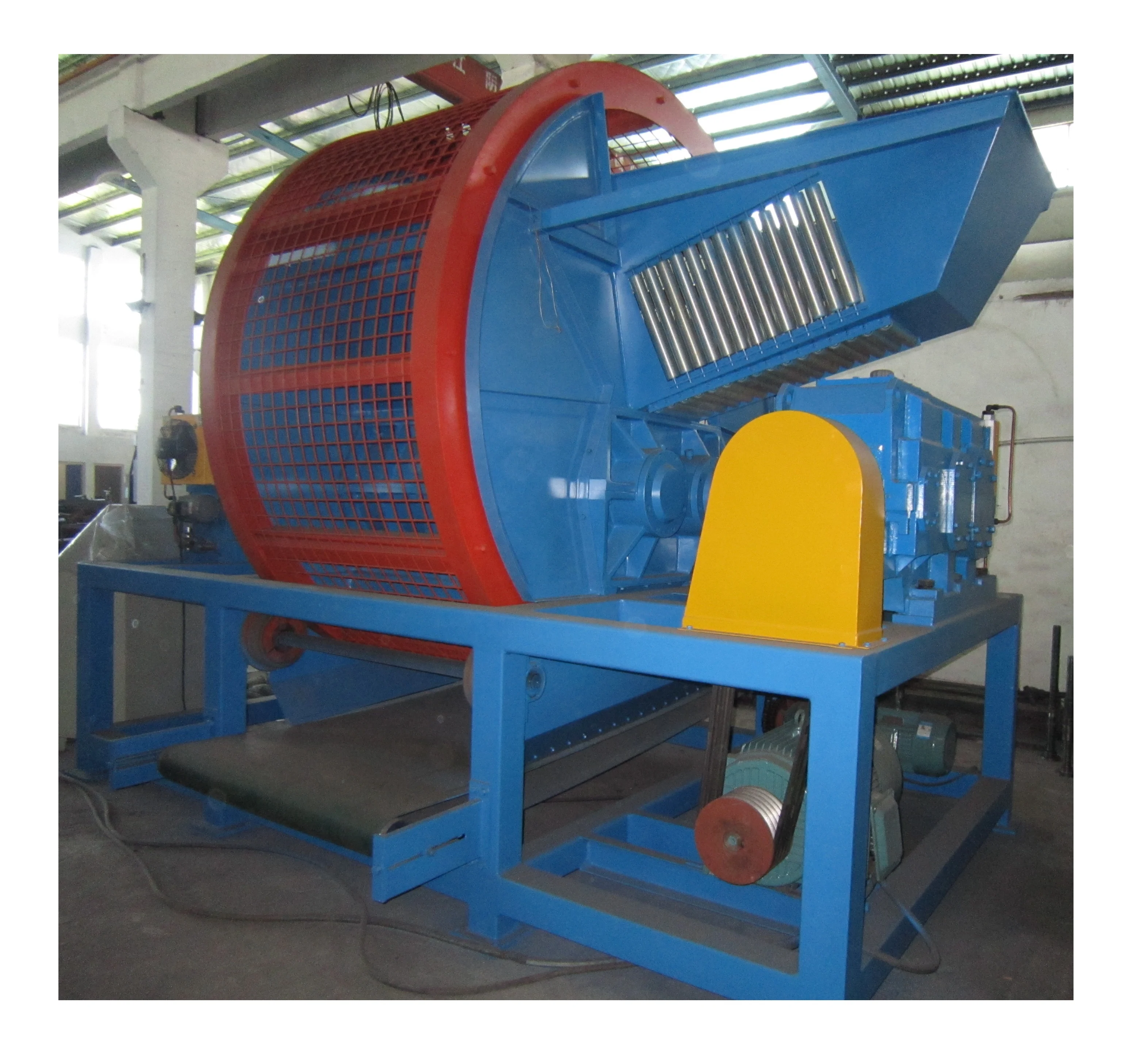 Scrap Tire Shredder for tire recycling plant