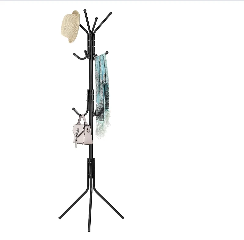 Household living room bedroom small floor large-capacity convenient clothes hanger drying rack