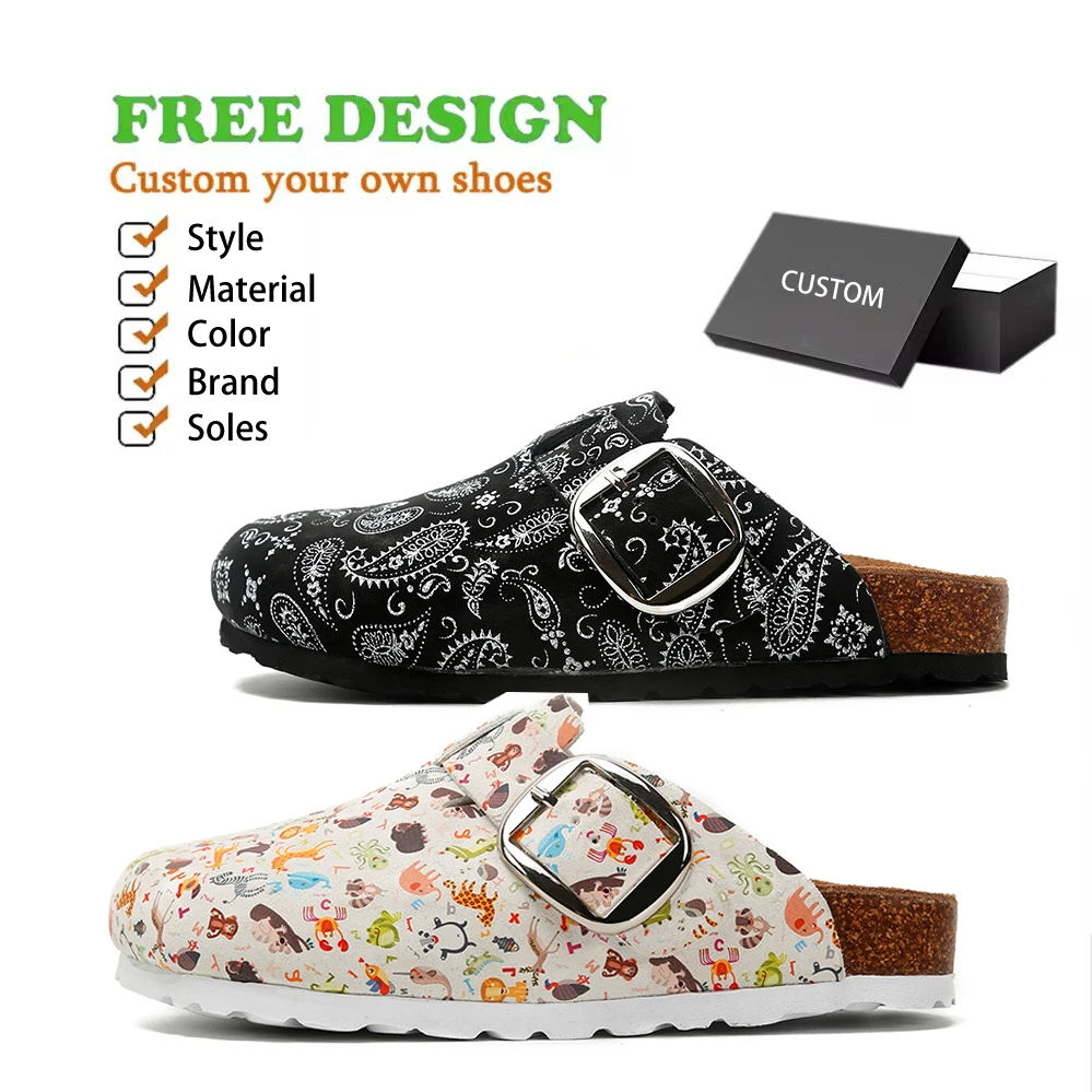 High Quality fashion brand design black mule clog wooden Shoes For Women