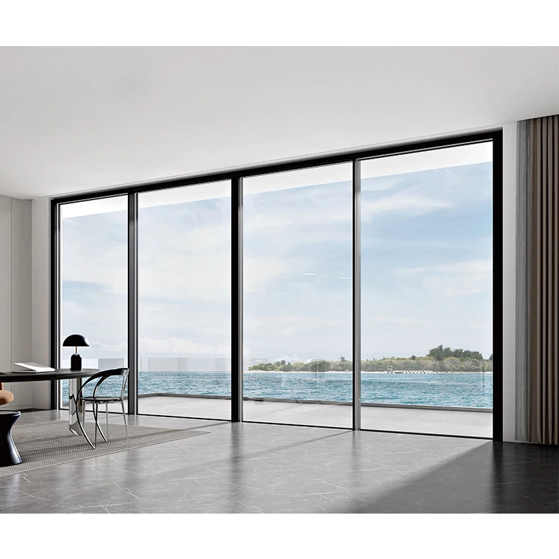 Индивидуальная гостиничная терраса алюминиевая раздвижная стеклянная дверь алюминиевые двери для патио