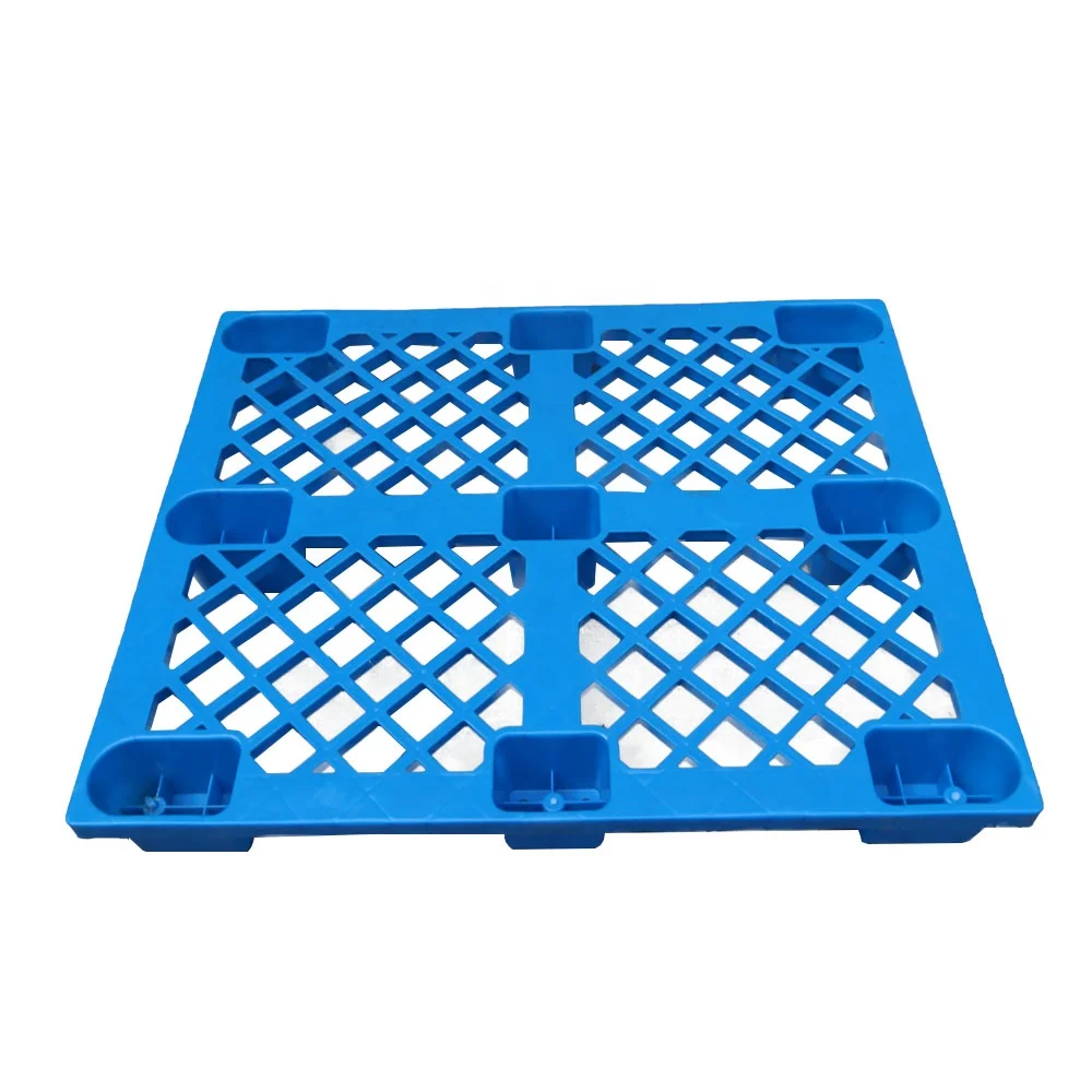 Plastic Pallets Light Plastic Pallet 1200*1100MM HDPE Blue Color 4-Way Plastic Pallet Warehouse Cargo Transfer Stackable OEM Pallet Plastic Pallet Prices