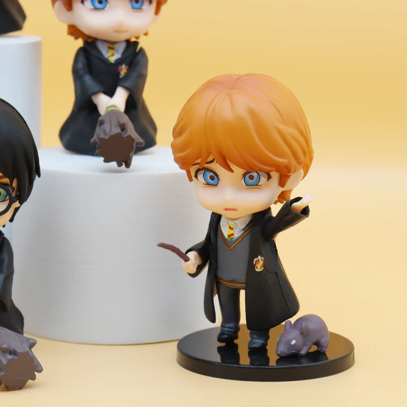 New Style Hot Selling Magic Academy figurine anime 6 Piece action figure set Kid Gift Desktop Ornament