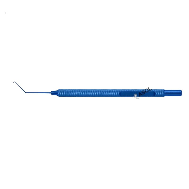 Phaco Chopper,Rounded and highly polished distal tip. Tip 1.6mm long,Titanium surgical instruments hooks