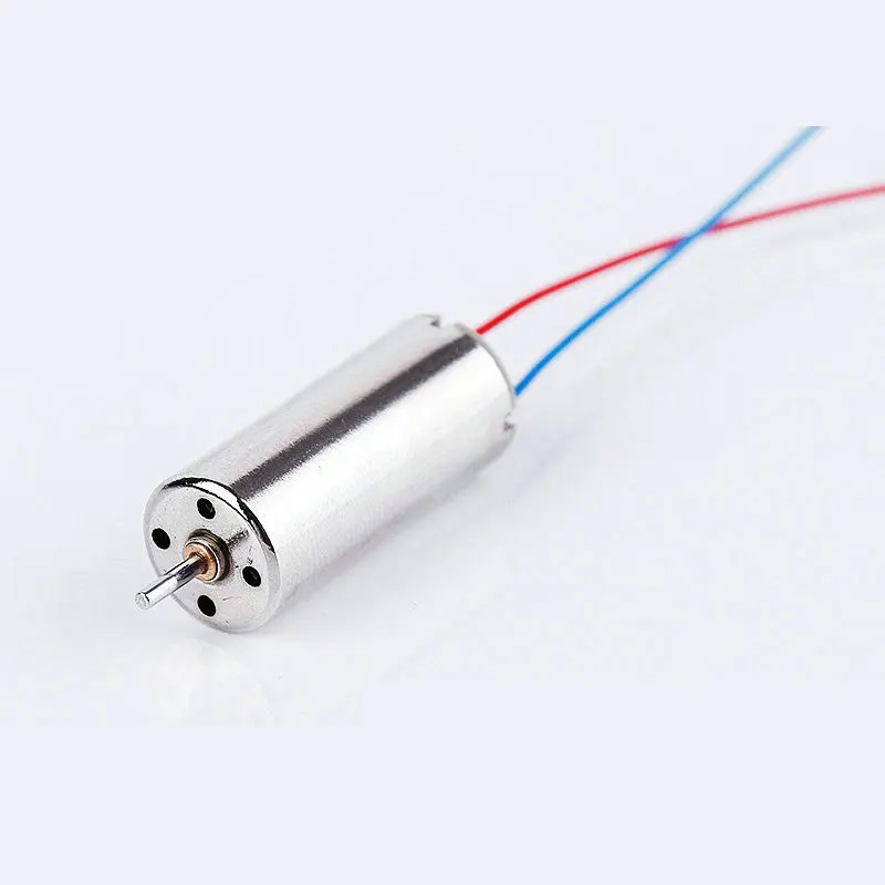 
High speed 55000 rpm micro DC motor 3.7V with wires Airplane Model electric motor 