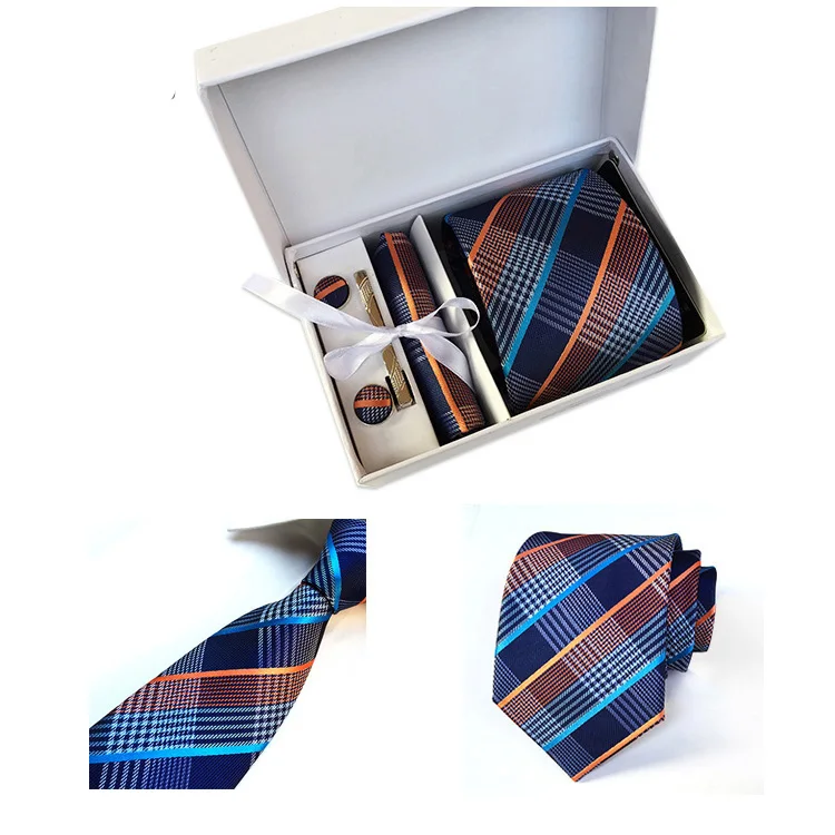 Оптовая продажа, тканый Шелковый галстук, набор мужских галстуков с цветами