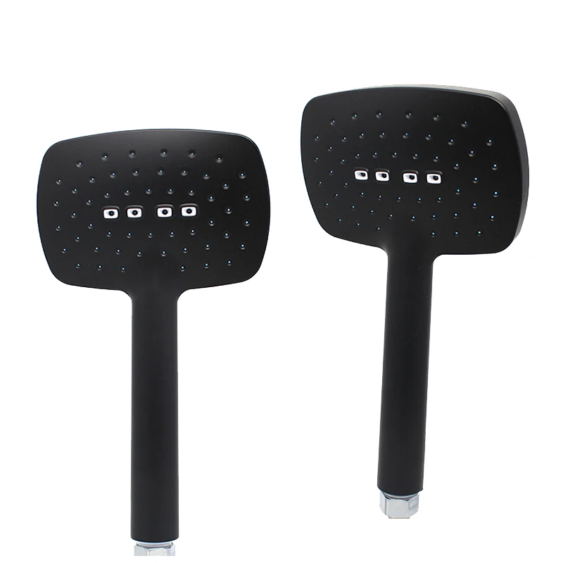 Sanitary companion shower set bathroom wall mounted outdoor rain shower system black plastic