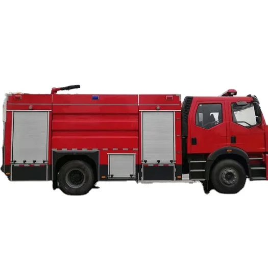 4*2 Double row cab 6 wheels Fire Fighting Truck factory Price For Sale