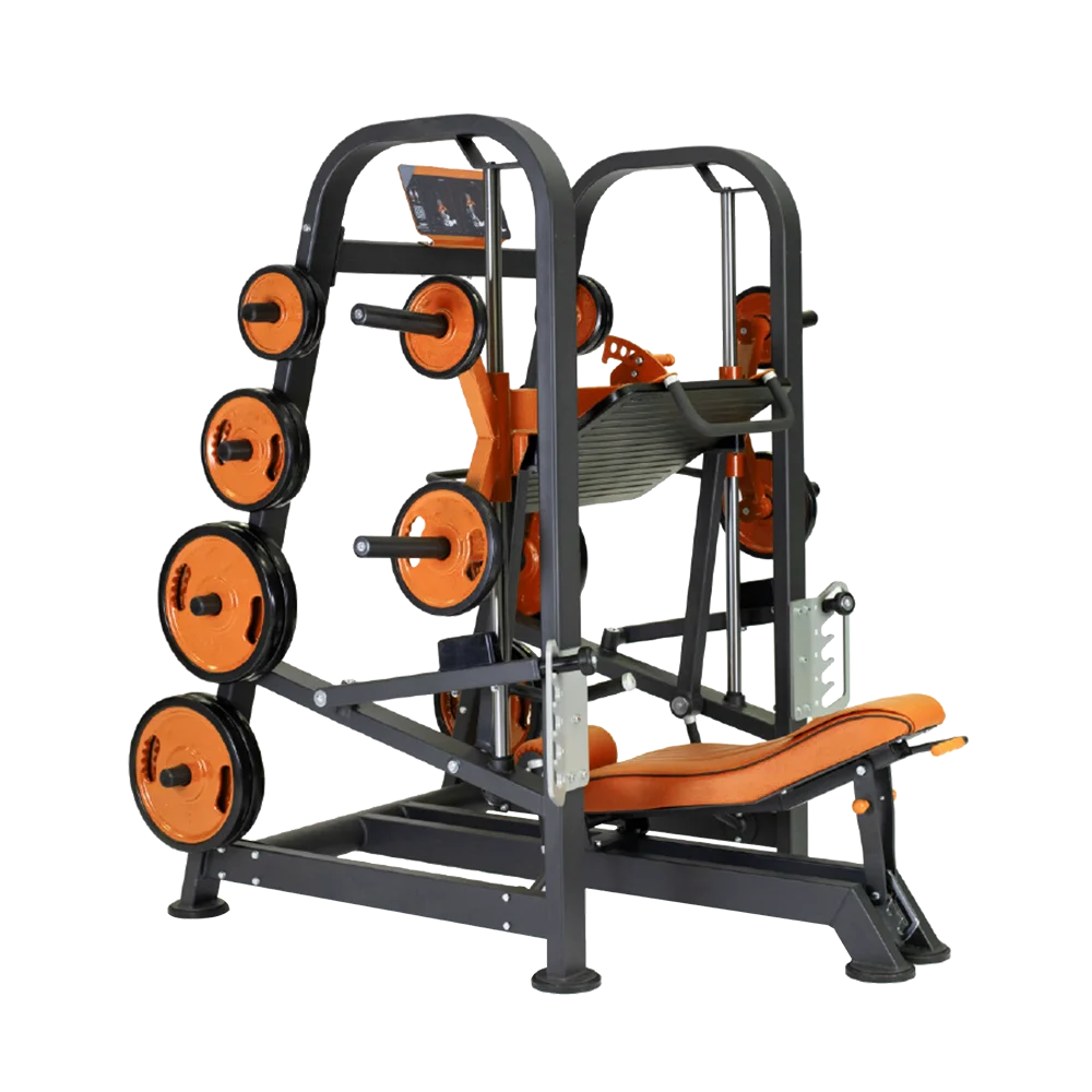 Fitness Equipment Multi Function Strength Free Weight Gym Machine Plate Loaded Incline Split 45 Degree Leg Press Trainer