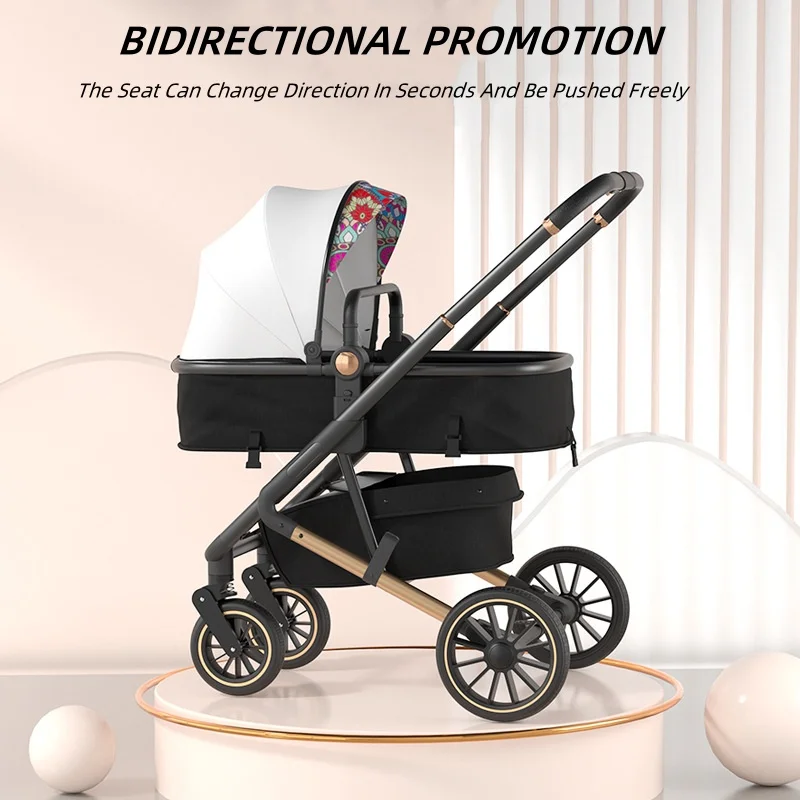 Factory Multi-Functional New Born Baby Stroller Luxury Easy Folding Kids Wagon Pushchair Poussette