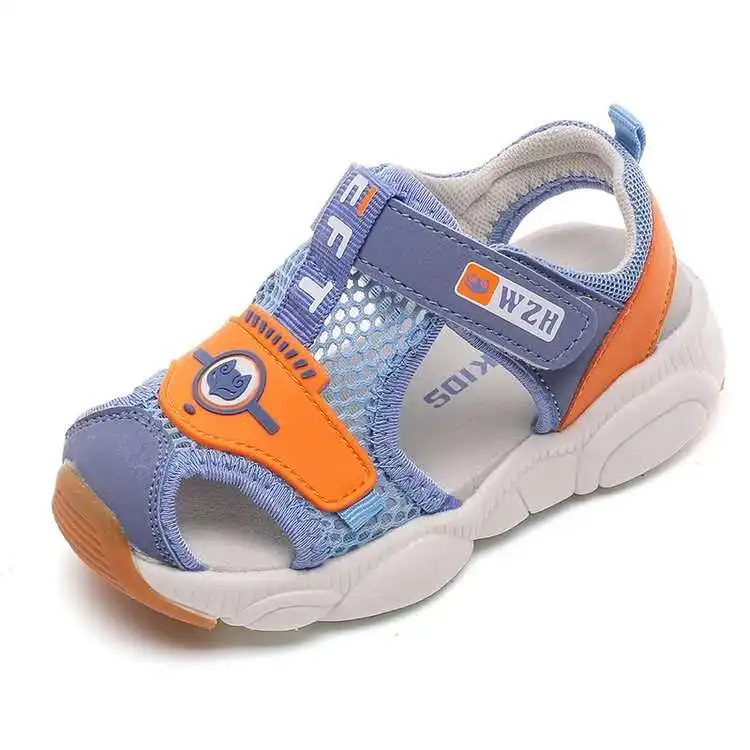 soft closed toe casual flat pink sport baby summer shoes unisex children  Beach Water sandals