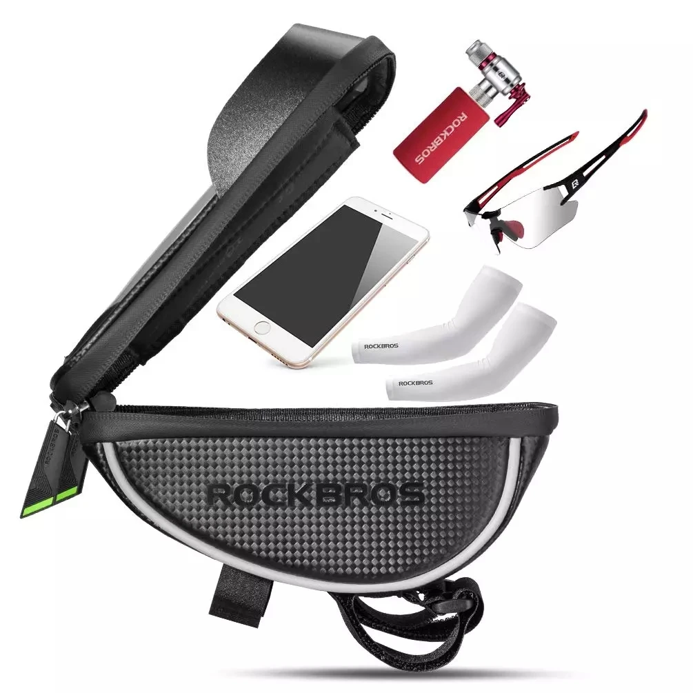 Bag Big Capacity Waterproof Front Tube Cycling Bag MTB Handlebar Bag Front Frame Trunk Pannier Bike Accessories