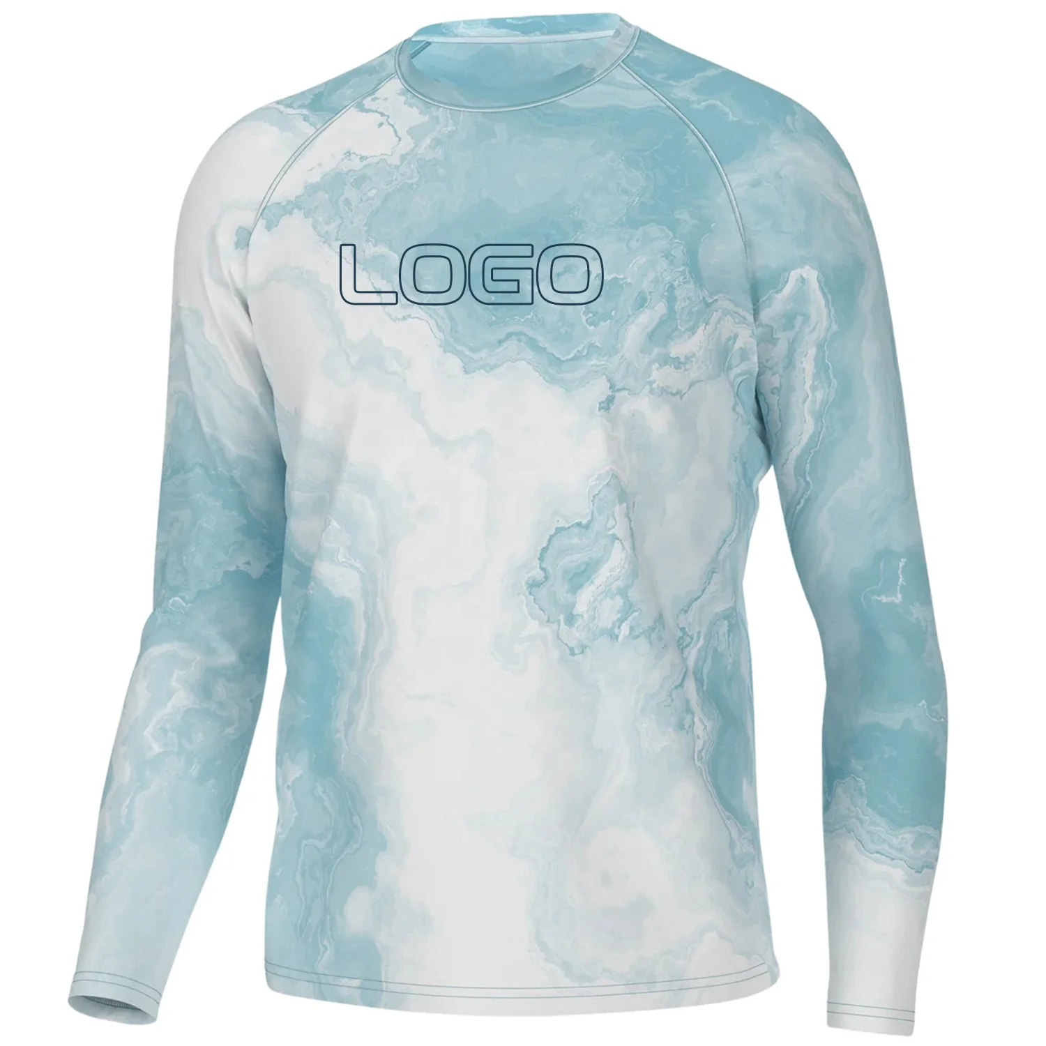 Customized Plus Size Quick Dry Fishing Shirts Long Sleeve Summer Outdoor Sports Hiking Sun Protection Fishing Gear