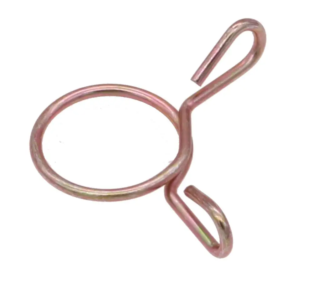 Factory Wholesale  standard  Zinc plated single  wire Spring Hose Clamp