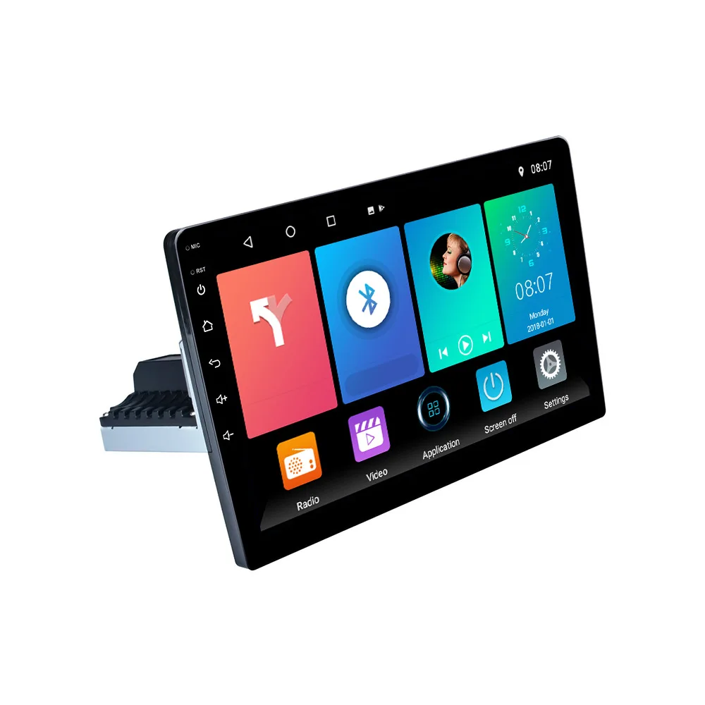 10.1 Inch Single Din Touch Screen Car Dvd Player Universal Navigation Car Monitor Auto Radio Multimedia Player