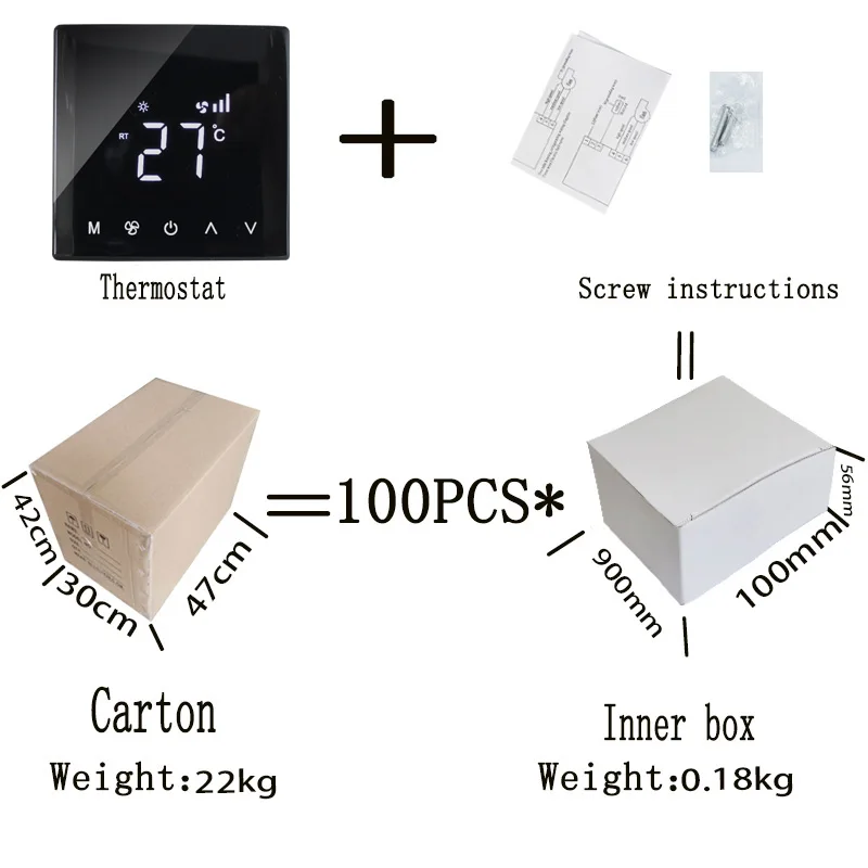 Hot Selling Most Popular Industrial Easy Install Smart LCD Indoor Floor Heating Thermostat