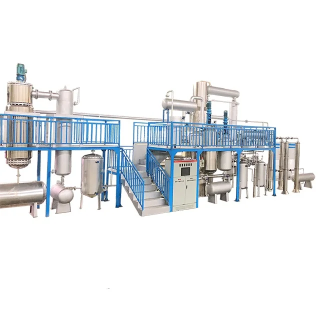 Produce Pure Clear Base Oil Used Engine Motor Lube Oil Filter Waste Oil Recycling Machine