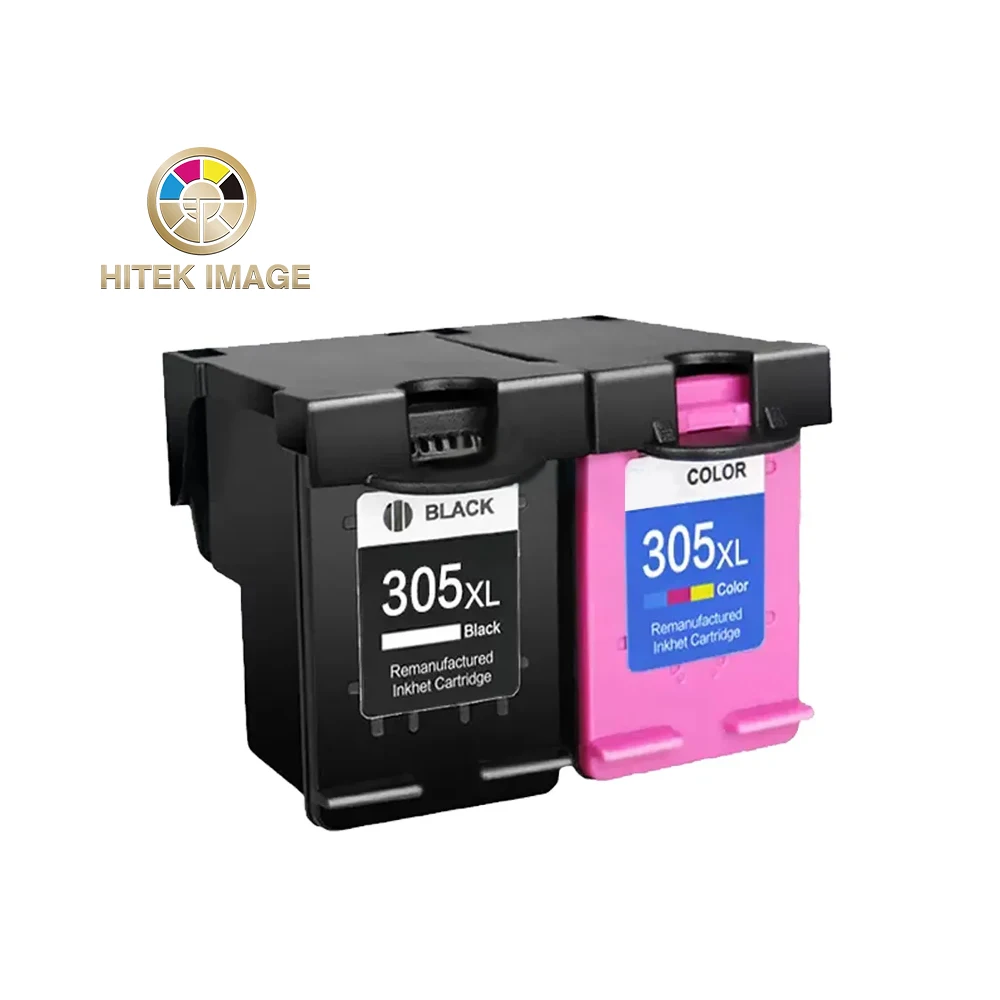 HITEK совместимый с HP 305 XL 305XL 3YM62A 3YM63A HP305 Восстановленный струйный картридж для DeskJet 2710 2720 4110 4120 6420
