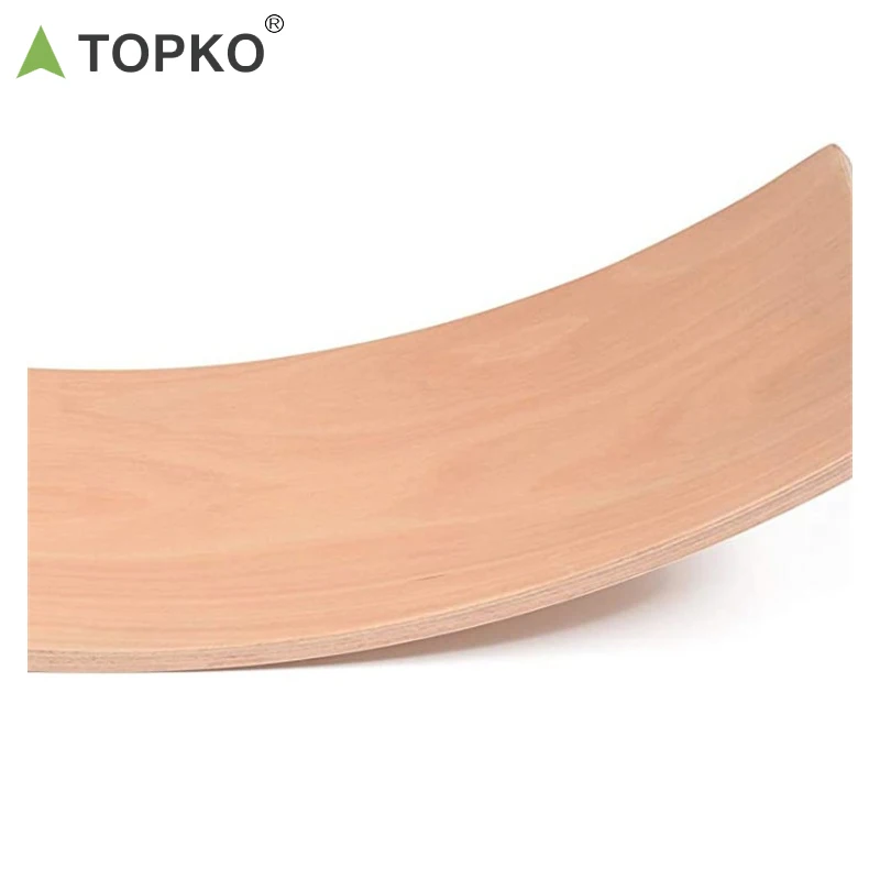 TOPKO Children balance training Kids Toy curvy wooden wobble balance board
