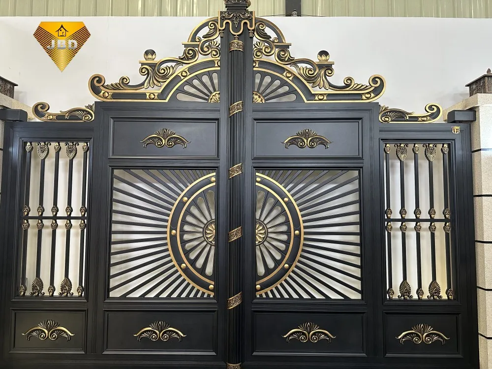 JBDhome High Quality Customized Automatic Patio Gate Fashion Villa Garden Retractable Gate Guard Your Home