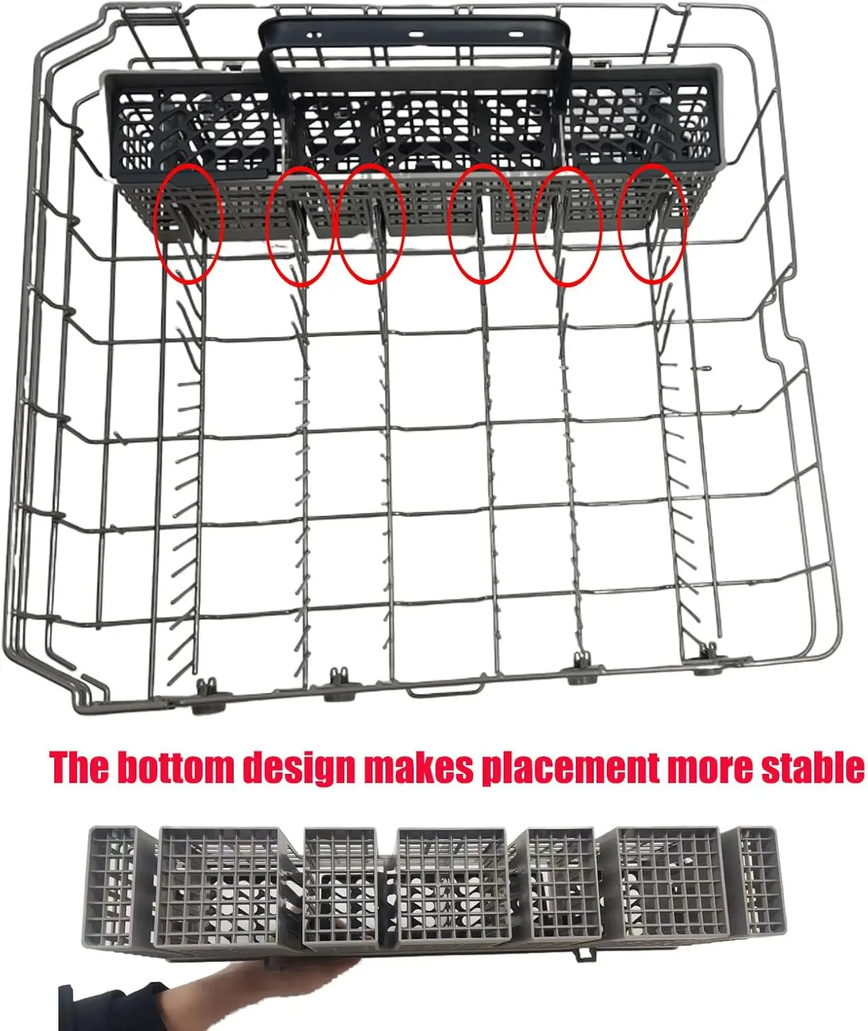 Genuine DD82-01387A Case-Spoon-Dishwasher  Rack Basket Replacement of Samsung dishwasher spare part