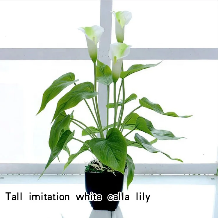 China Artificial Flower Calla Lily Wholesale Bouquet Decorative Simulation Plant Bonsai In Bulk For Home Decor