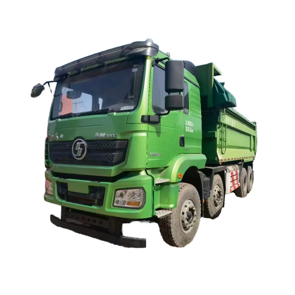 selling Shakman M3000 8x4 dump truck manual transmission diesel fuel Euro 2 emission standard left hand drive used tractor