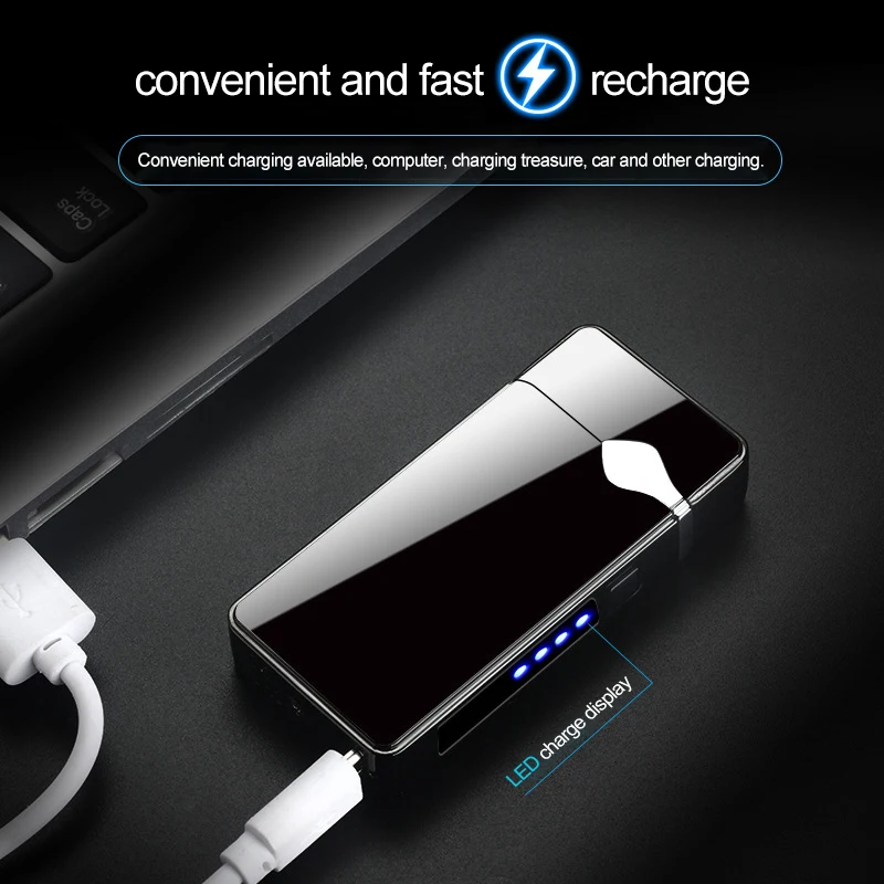 JL 315 Electric Windproof Plasma Arc custom smoking accessories Cigarette Lighter Best Business Gift