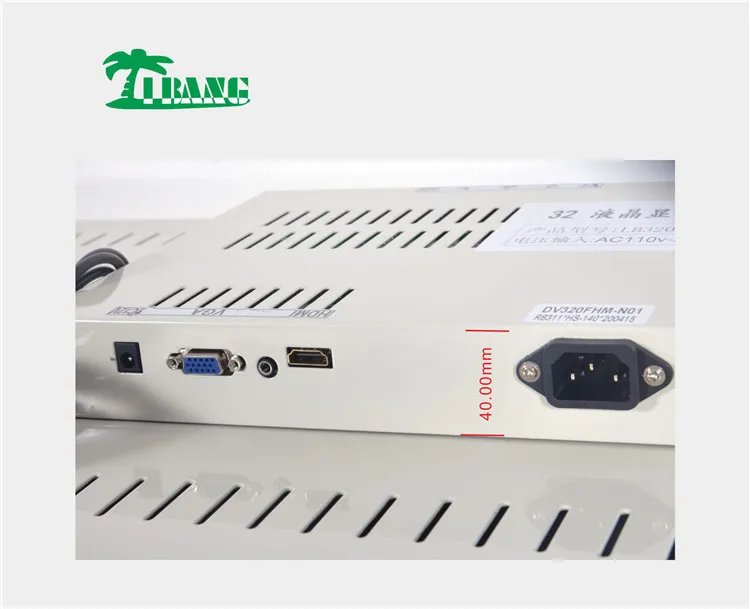 32-Inch High-Density TFT PC Gaming Monitor with Touchscreen 60Hz/165Hz VGA Metal Frame Speaker Arcade Displays