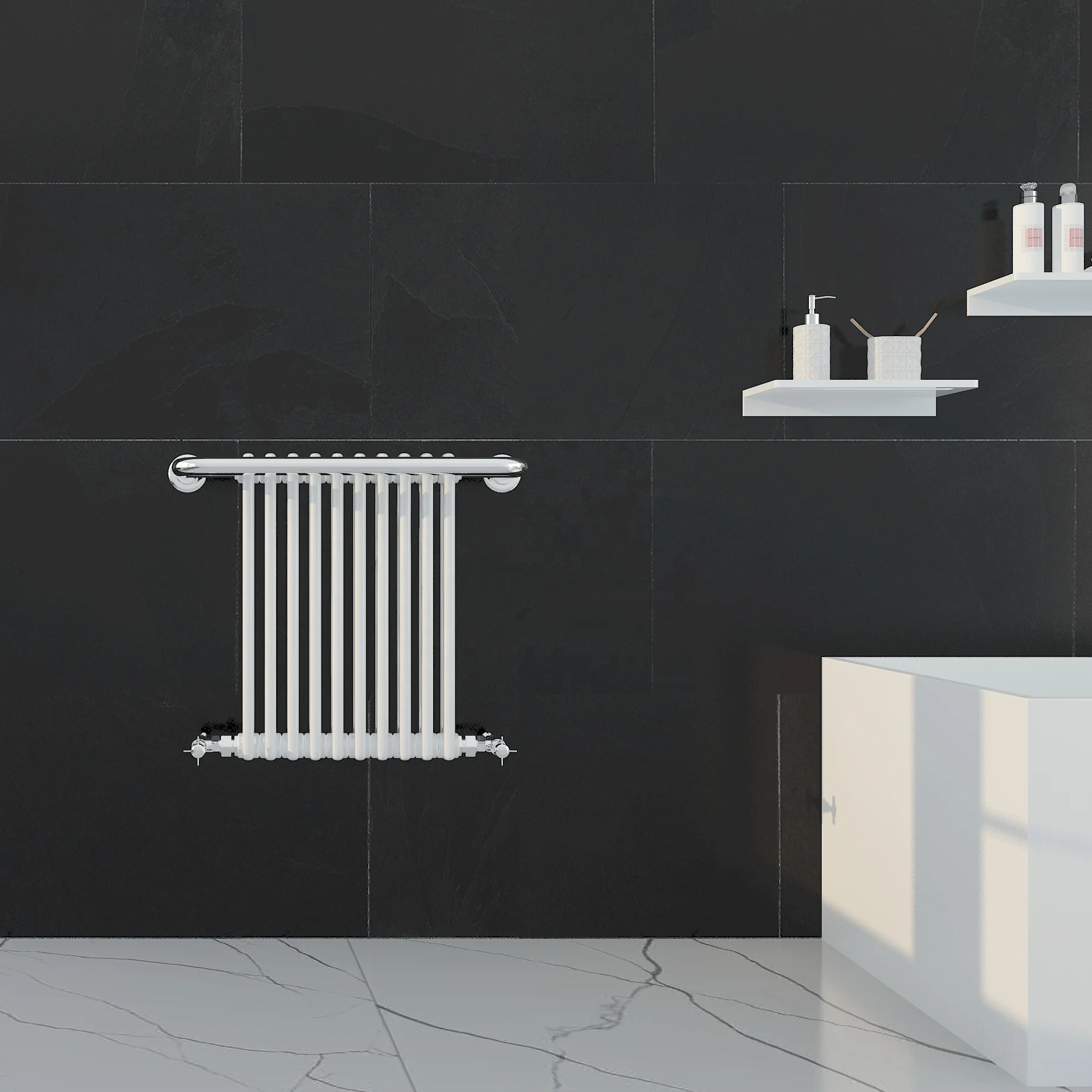 High quality OEM service SUN-TR17 verwarming radiator bathroom hot water radiator towel rail carbon