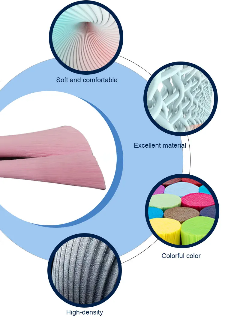 0.35mm broom brush bristle pet fiber pet monofilament pet broom fiber Used to make brooms