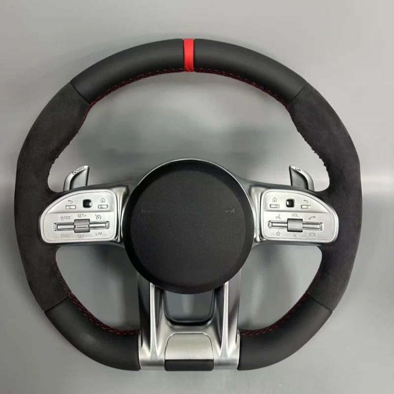 Steering Wheel For Mercedes-Benz AMG GT C190 W205 C205 W166 W167 W213 W217 C217 W222 W223 Old Steering Wheel Can Upgrade