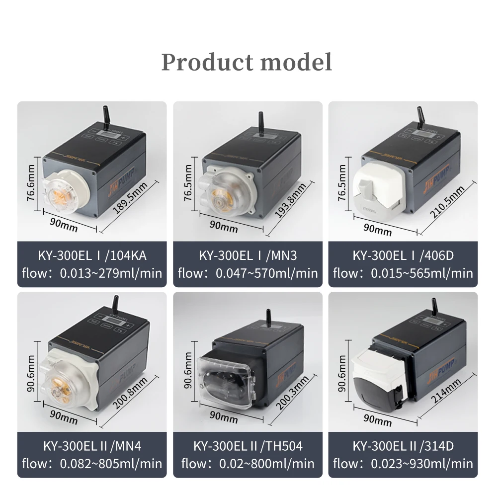 JIHPUMP Cheap Price Small Desktop Peristaltic Pump 100V 220V 900ML for Liquid Dispensing