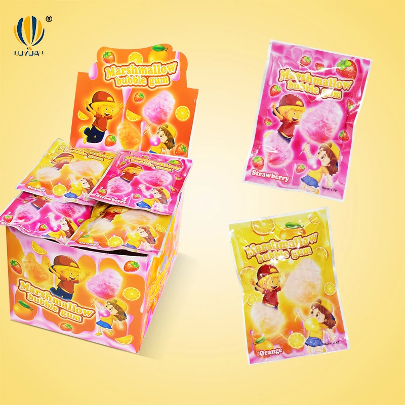 Long Stick Bubble Gum Marshmallow-shaped Chewing Gum Tattoo Bubble Candy Chewing Gum