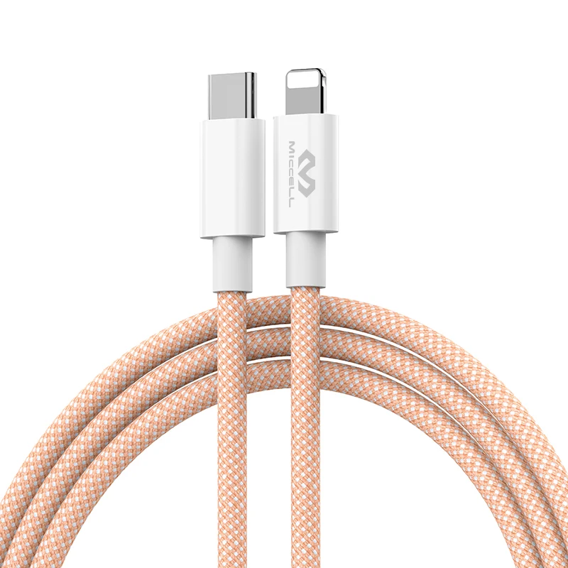 Для iphone 14 PD кабель USB 3A быстрой зарядки кабель-Переходник usb c на с разъемом usb-c для 27w 8 pin нейлоновый type-c