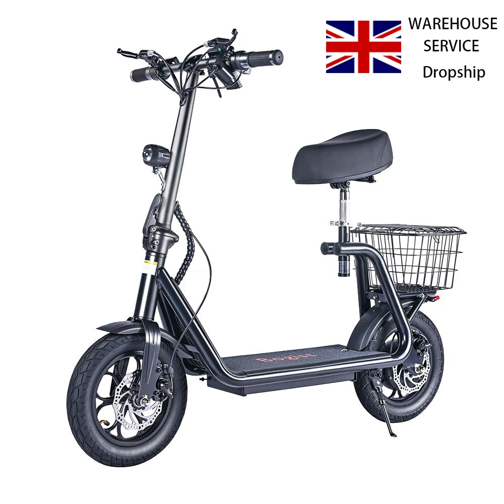 
2021 new arrival UK warehouse adult 500w 11ah 48V 40km/h M5 PRO 12inch fat tires folding e electric scooter 