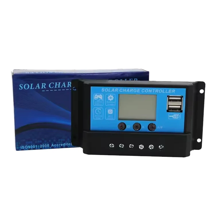 LCD display10A 20A 30A charge controller solar PWM solar charge controller