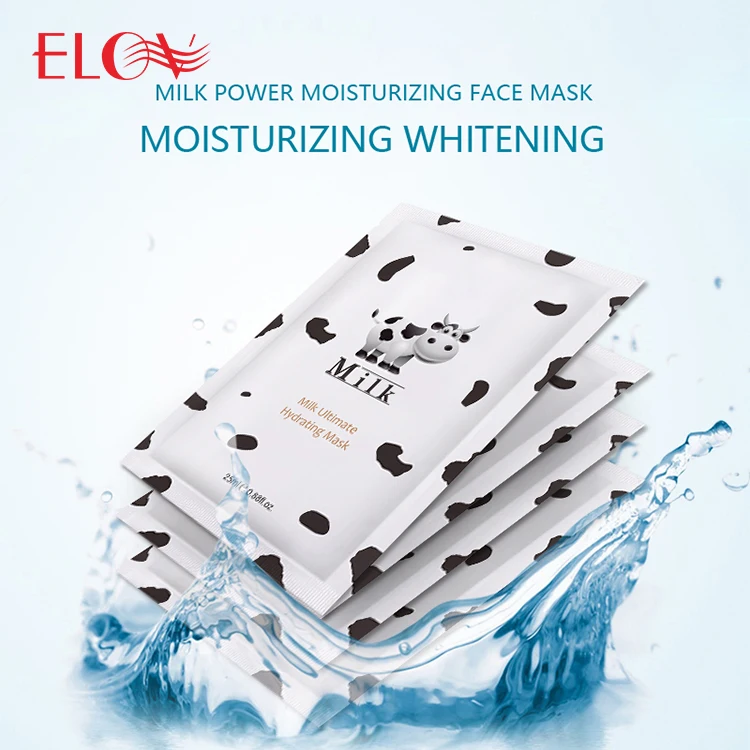 OEM ODM Wholesale Skin Care Organic Deep Sea Milk Ink Algae Purifying Whitening Sheet Facial Face Mask