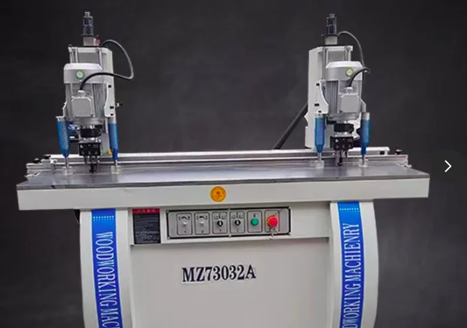 OEM ODM wooden board Double Head 8 grain Automatic Wooden Pallet Collar Drilling Machine
