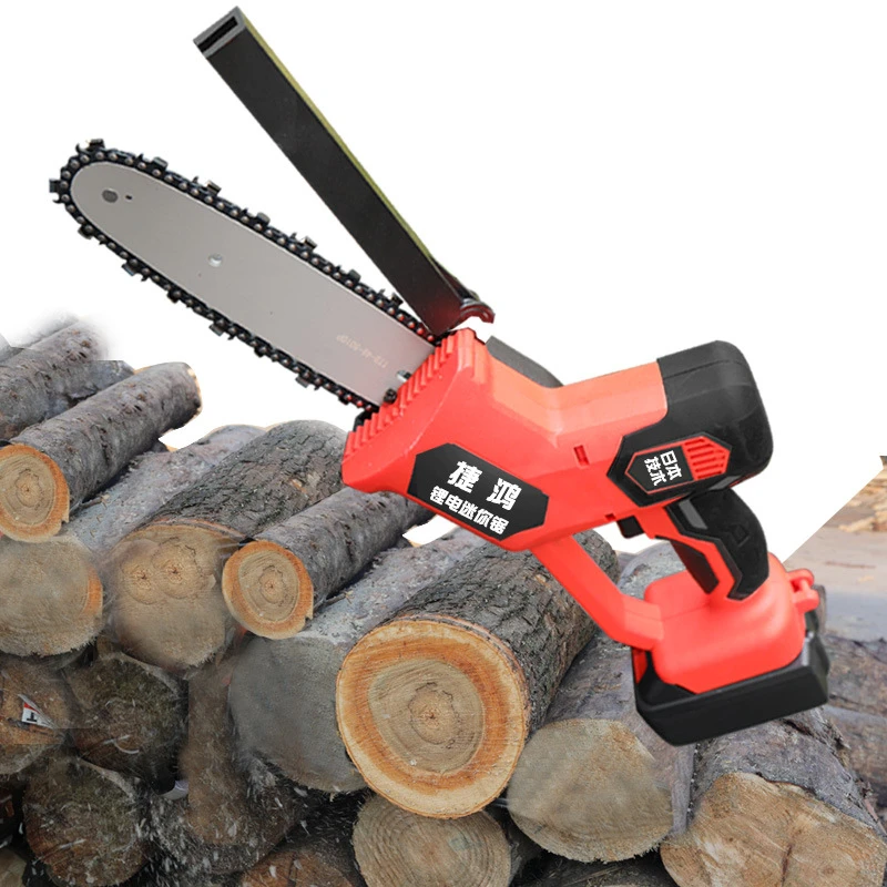 LANDTOP Electric 24V 650W Chain Saw Cordless mini Li-ion Chainsaw For Wood Sawing