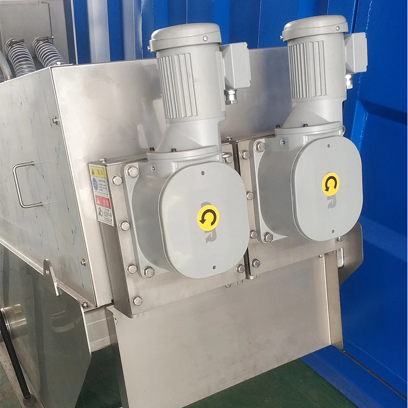 Система очистки сточных вод винтового типа, система дегидратора, многодисковый загуститель, шламовая винтовая машина для обезвоживания