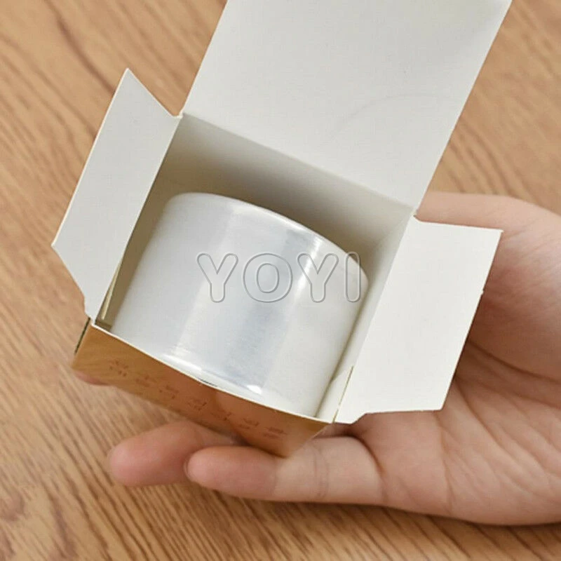 Food Grade Plastic Wrap with Point Segment or Dispenser Cutter for Covering Eyebrow, Eyelin, Lip when Microblading