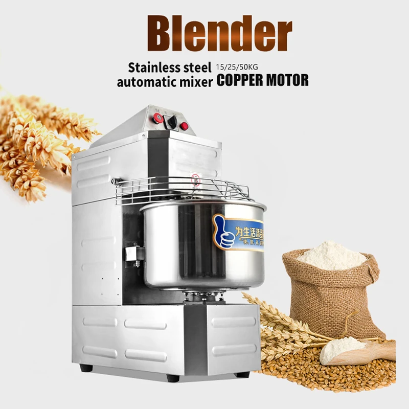 Amasadora De Pan 20L 20Kg Best Commercial Kitchen Bakery Bread Flour Mixing Machine Spiral Dough Mixer Kneader Machine