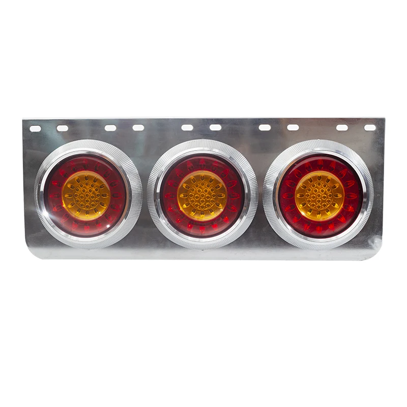 Japan Series Large Round Lights Brake Reversing Rear Tail Lamp High Brightness 24v Tail Lights Suitable For Trucks
