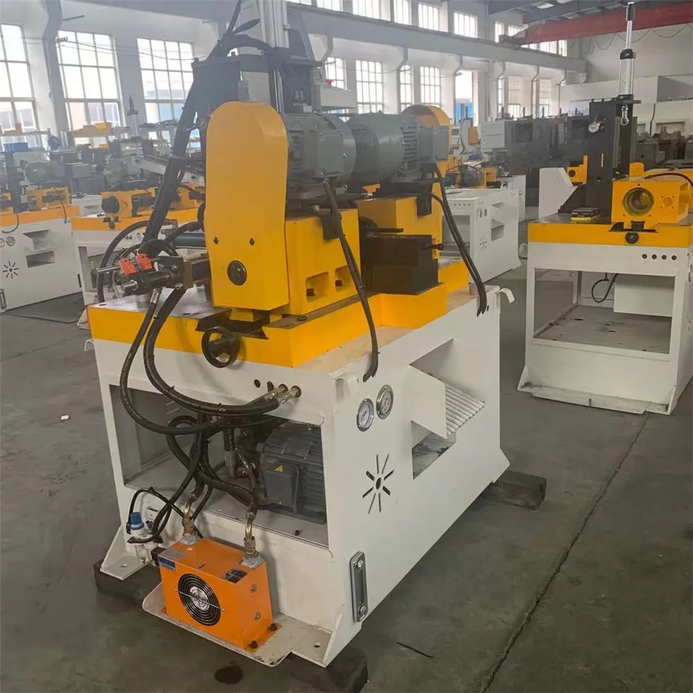  Automatic CNC double head hydraulic chamfering machine high precision round pipe